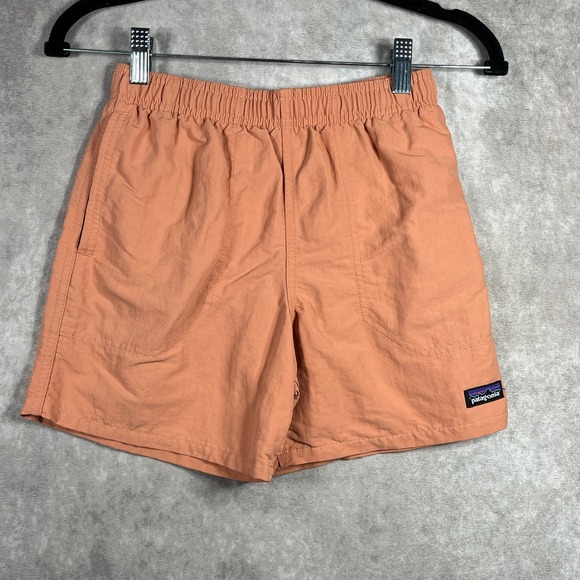 Patagonia Funhoggers Shorts Mens Medium Sienna Clay Outdoor Drawstring Pockets - Picture 1 of 6